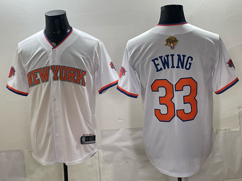 Youth New York Knicks #33 Ewing white 2026 Nike NBA jersey 0627002